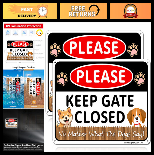 Pack reflective dog signs - reflective,